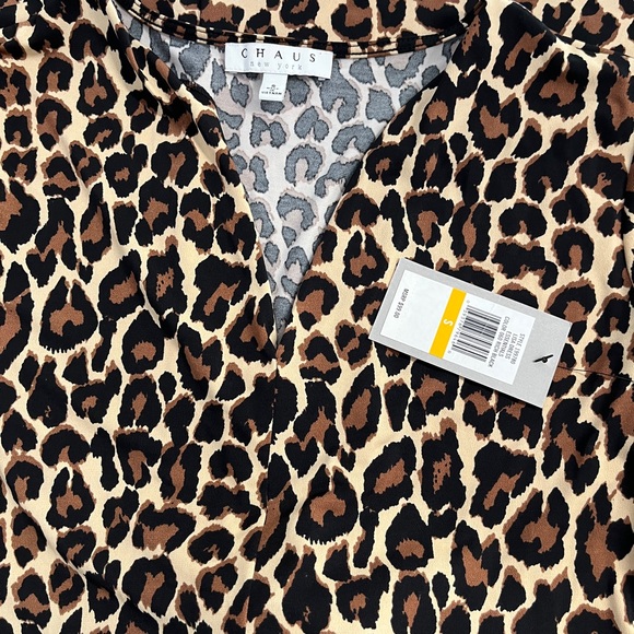 Fun Leopard Dress! New with Tags. Size Small. - Picture 3 of 3